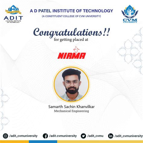 ADMISSION - A D PATEL INSTITUTE OF TECHNOLOGY