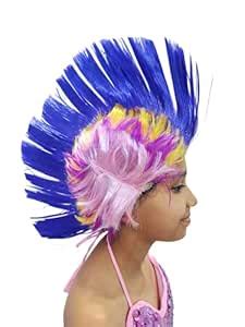 Buy BookMyCostume Assorted Mohawk Wig for Kids & Adults | Funky ...