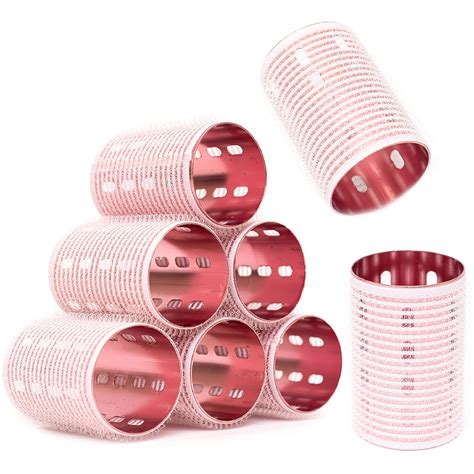Amazon.com : Self-Grip Hair Rollers for Luscious Curls - 8 Pcs Heatless ...