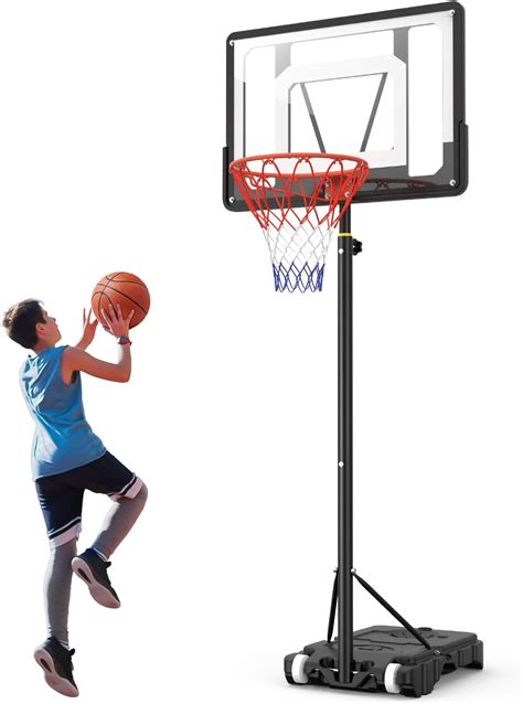 Amazon.com : Portable Basketball Hoop Outdoor Indoor: 5-7FT Height ...