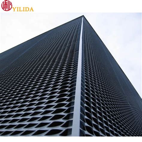 Image result for Red Aluminium Mesh Cladding