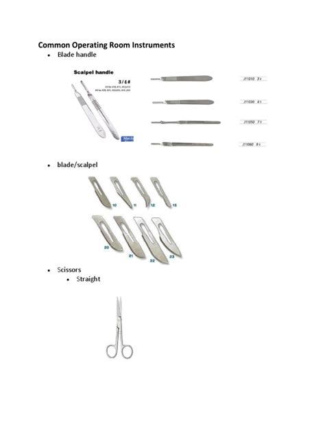 Medical Instruments Guide 的图像结果