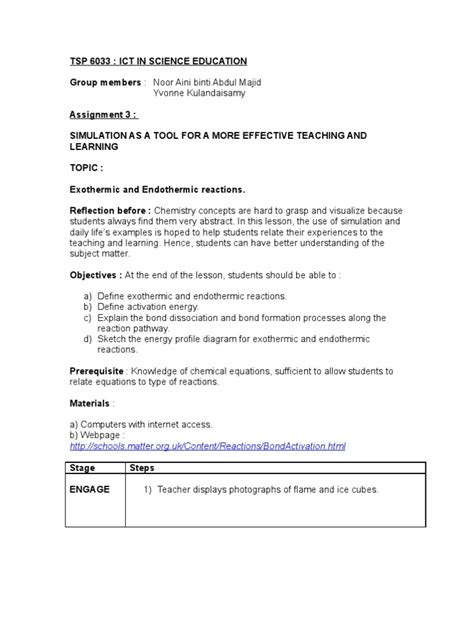 Image result for Chemical Reaction Lesson Plan