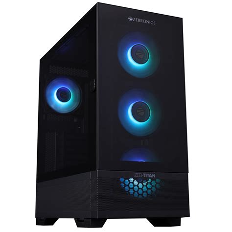 Amazon.in: Buy ZEBRONICS TITAN Full-Tower Premium Gaming Cabinet, ATX ...