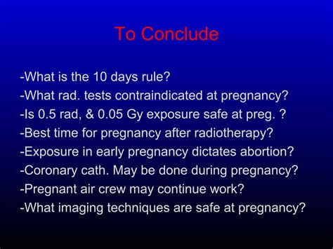Imaging and radiation hazards during pregnancy | PPT