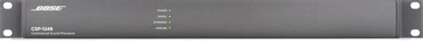 Bose CSP1248 Commercial Sound Processor PA Management with 12-in/4-out