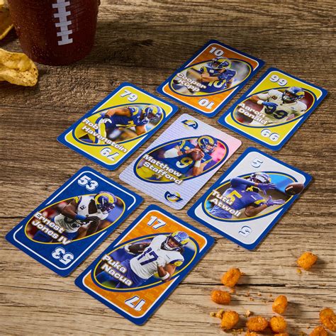UNO Fandom NFL Los Angeles Rams Game Deck | Mattel Creations