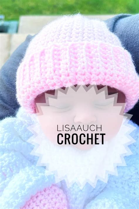 Crochet Newborn Cap Tutorials 的图像结果