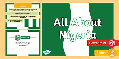 Nigeria Informational PowerPoint & Google Slides