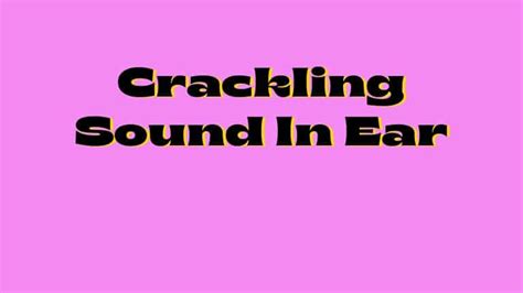 Crackling Sound Effect 的图像结果