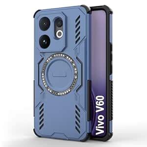 Zapcase Back Case Cover for Vivo V60 | Magnetic Case with Built-in ...