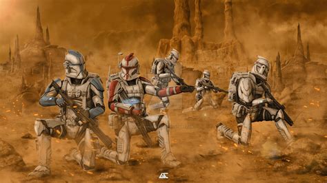 STAR WARS - CLONE CAPTAIN AND LIUTENANT REDESIGN by GC-Conceptart on ...