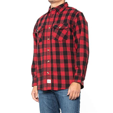 Eddie Bauer Workwear Flannel Button-Up Shirt (For Men) - Save 55%