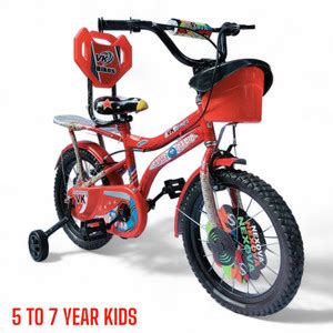 VK BIKES BICYCLE 16T ZOOM TRADITIONAL(RED) FOR 5 TO 7 YEAR KIDS 16 T ...