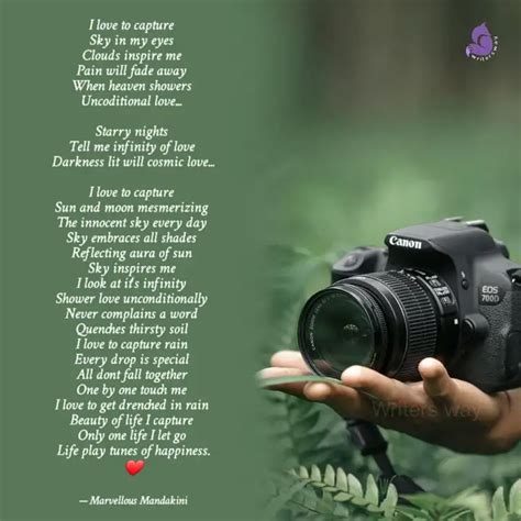 I love to capture Sky in... | Quotes & Writings by Mandakini | YourQuote