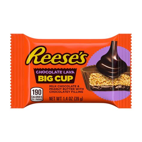 (3 pack) Reese's Big Cup Chocolate Lava Milk Chocolate Peanut Butter ...