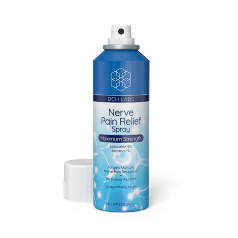 Buy DCH Nerve Pain Spray, Maximum Strength Lidocaine & Menthol, with ...