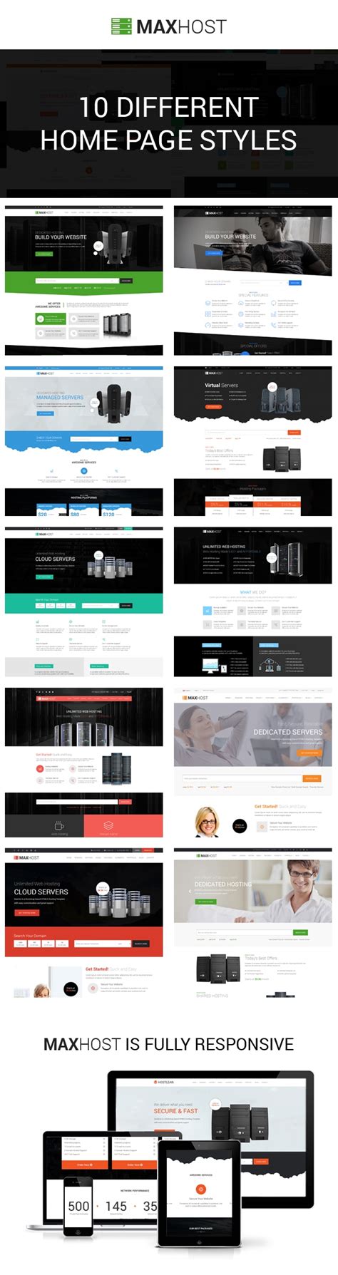 maxhost v2 5 1 web hosting whmcs and corporate business theme