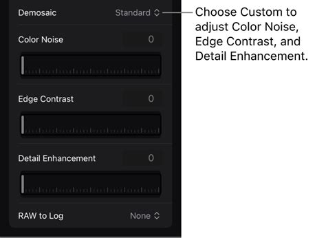 Adjust ProRes RAW camera settings in Final Cut Pro for iPad - Apple ...