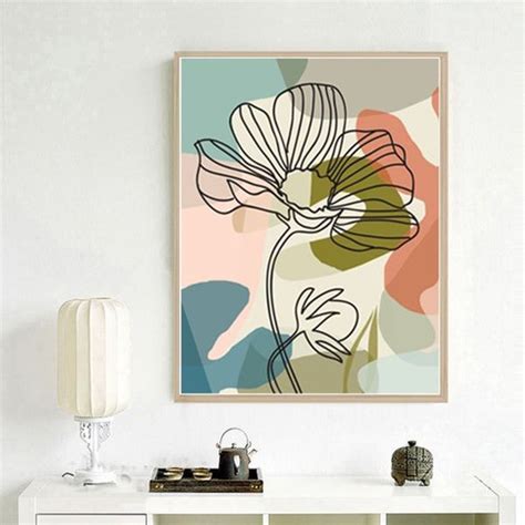 Jual lukisan bunga/hiasan dinding/lukisan minimalis/dekorasi rumah ...