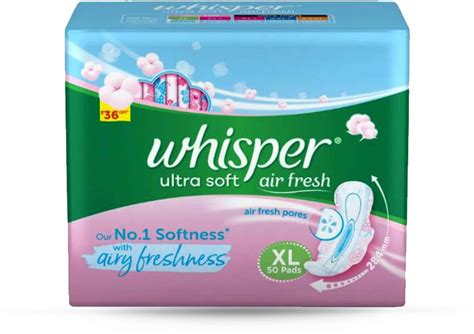 Buy WHISPER ULTRA NIGHTS SIZE XXXL SANITARY PADS PACKET OF 10 Online ...