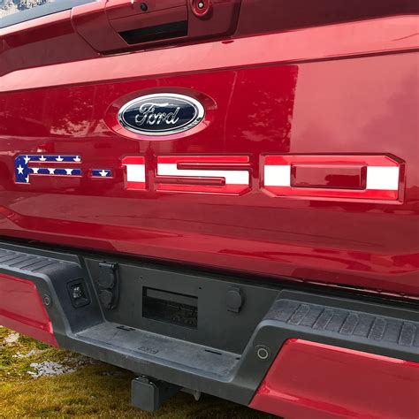 Tailgate Insert Letters For 2021 2022 2023 Ford American Flag ...