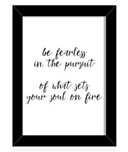 Tied Ribbons Be Fearless in The Pursuit Printed Motivational Synthetic ...