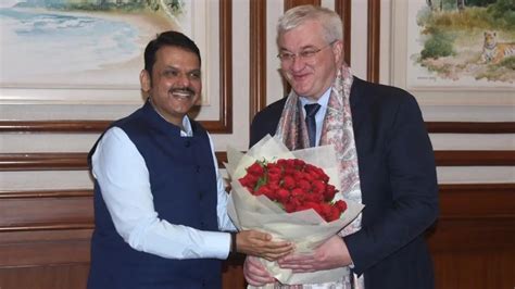 In Photos Maharashtra CM Devendra Fadnavis meets Ukraines Foreign ...