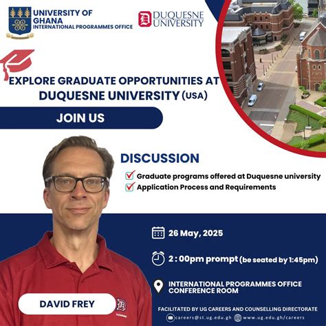 EXPLORE GRADUATE OPPORTUNITIES AT DUQUESNE UNIVERSITY (USA) | Careers ...