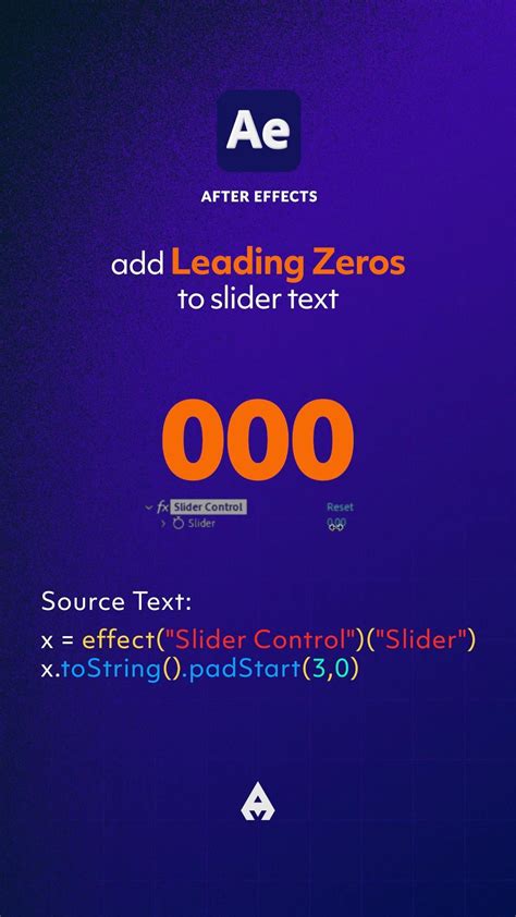Custom number of leading zeros in adobe after effects using expressions ...