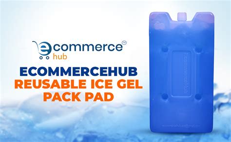EcommerceHub® Ice Gel Pads Packs,Sealed and Leak-Proof Packs ...