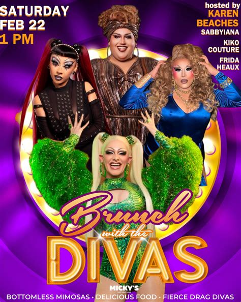 Brunch with the Divas - 2/22 - Micky's West Hollywood
