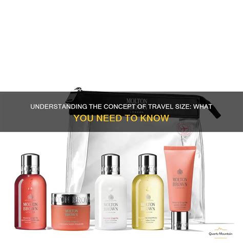 Understanding The Concept Of Travel Size: What You Need To Know ...