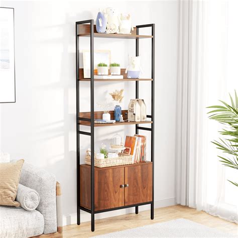 BackH 5-tier Industrial Bookshelf, Freestanding India | Ubuy