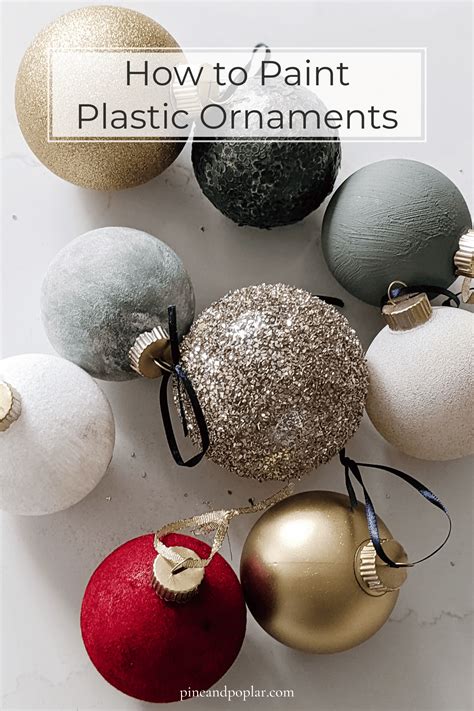 How To Paint Plastic Christmas Ornaments | Psoriasisguru.com