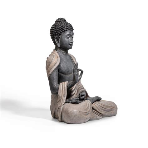 Ashnam Protection Buddha 19 Inch Decorative Showpiece – Rustic Iron ...