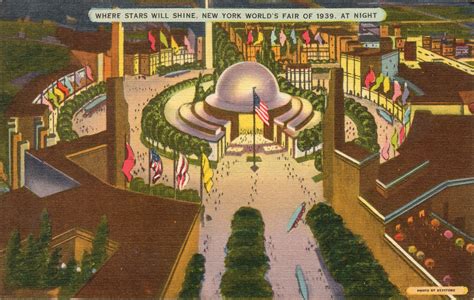 1939 NEW YORK WORLD'S FAIR WHERE STARS WILL SHINE AT NIGHT. From the ...