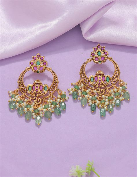 Chandbali Earrings | Designer Fashion Chandbali Earrings Online for ...