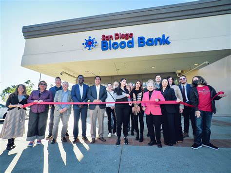 San Diego Blood Bank Celebrates Grand Opening with Ribbon Cutting for ...