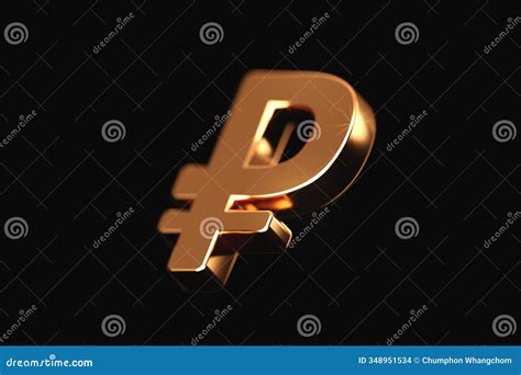 Gold Ruble Cash Currency Symbol Isolated On 3d Background Of Business Finance Russia Coin Money ...