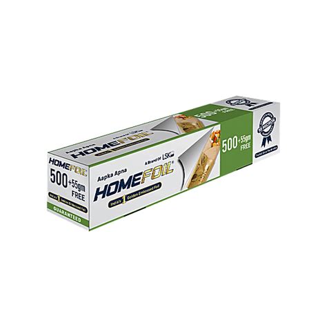 Buy Homefoil Aluminium Foil Golden Embossed - 18 Microns, 38.5 m, Non ...
