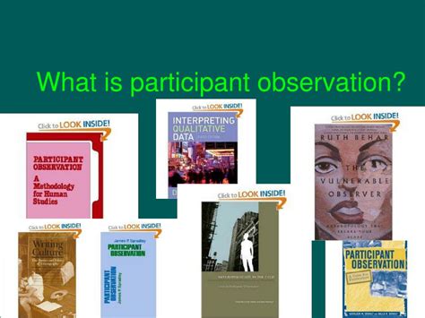 Image result for Participant Observation Model