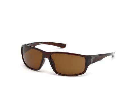 Buy Timberland UV Protected & Polarized Brown Wrap Full rim Sunglasses ...