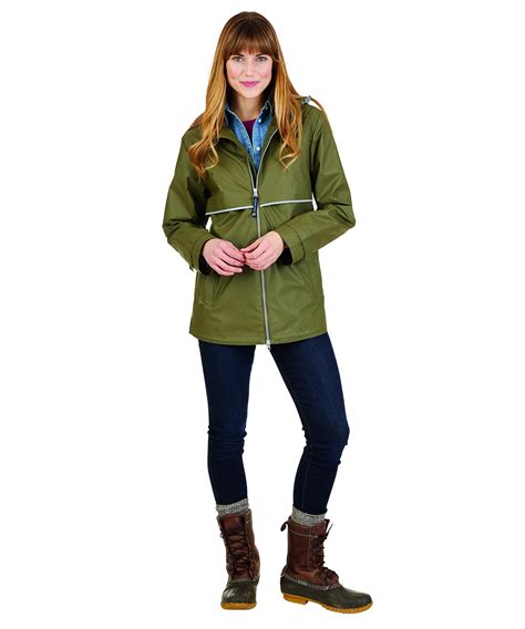 Womens Lined Rain Jacket Raincoat With Hood Mesh Ladies Fleece Coat ...