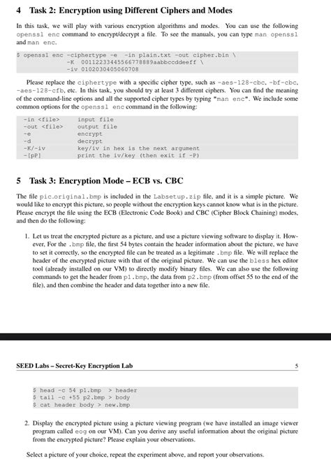Image result for Secret Key Encryption Seed Task 7 Lab 4
