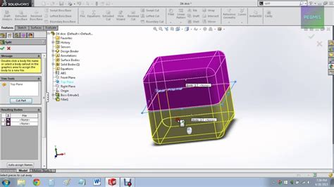 Advanced Splitting in SolidWorks 的图像结果