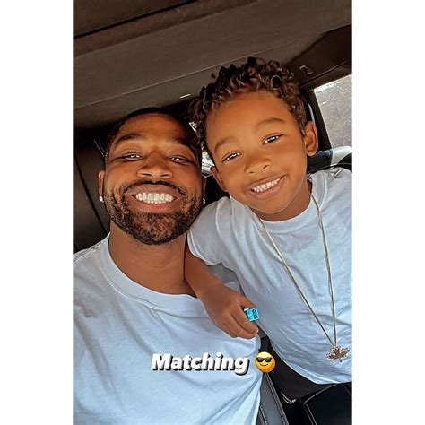 Tristan Thompson, Jordan Craig's Son Prince's Photo Album