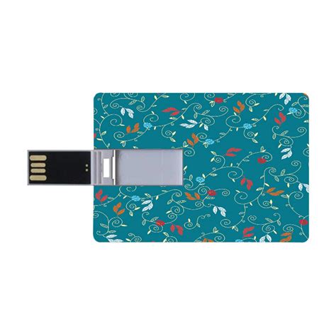 Damodanta Designer Card Shape pendrive | 16 GB Pendrive | Floral ...
