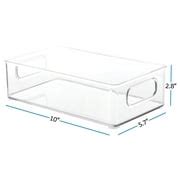 Buy StorageBud 2 Pack Clear Plastic Home & Office Storage Organizer Bin ...