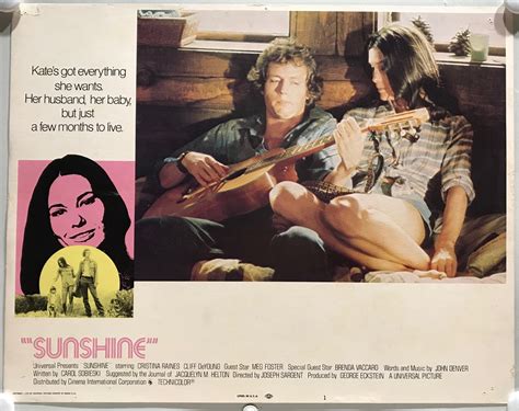 ORIGINAL LOBBY CARDS - SUNSHINE - 1973 - set of 8 - Cristina Raines ...